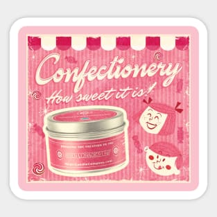 Confectionery by Magic Candle Company Sticker